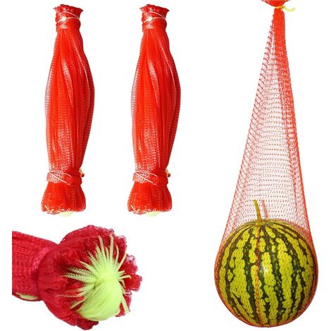 Bolsas de malla reutilizables para almacenar sandías y otras frutas (100 unidades)