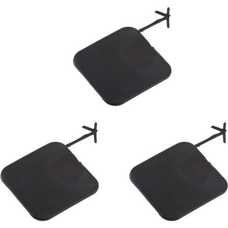 Trois caches d'attelage de remorque pour pare-chocs arrière pour Crosstrek XV Impreza 2008-2015