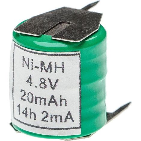 vhbw Batería reemplaza 4/V15H para modelismo (20mAh, 4,8V, NiMH), con 3 pines, para soldar