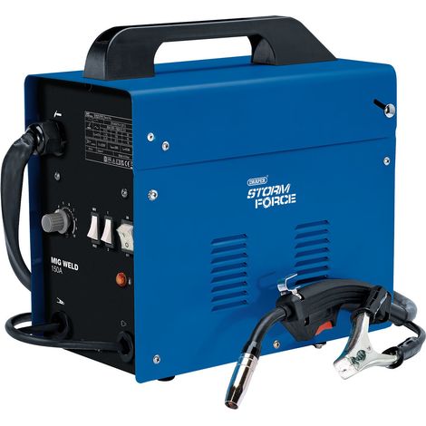 Draper Storm Force® 150A Gasless MIG Welder with Flux-Cored Wire, 230V - Model 70050 (1/5)