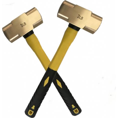 Marteau octogonal anti-étincelles en laiton 0.5 LB (1/5)
