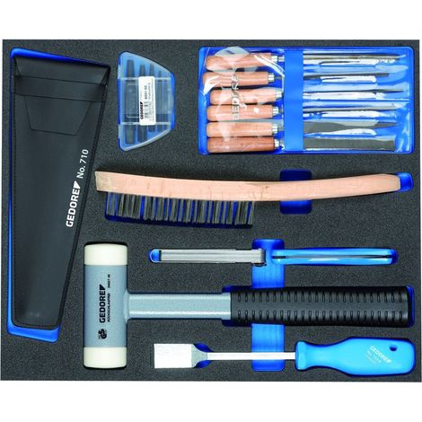 GEDORE 2957507 - Assortiment d'outils dans le module 2/4 CT , TS CT2-710 (1/5)