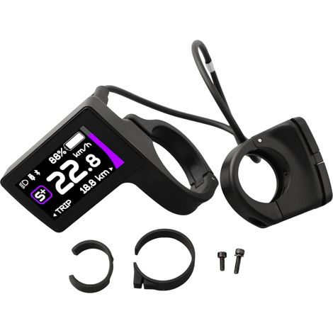 Schermo LCD TFT Bluetooth nero per bici elettrica, 100 g, ABS, resistente e pratico, documento per esterni, M560 Lavoratrici Musk, 1 pezzo (1/5)