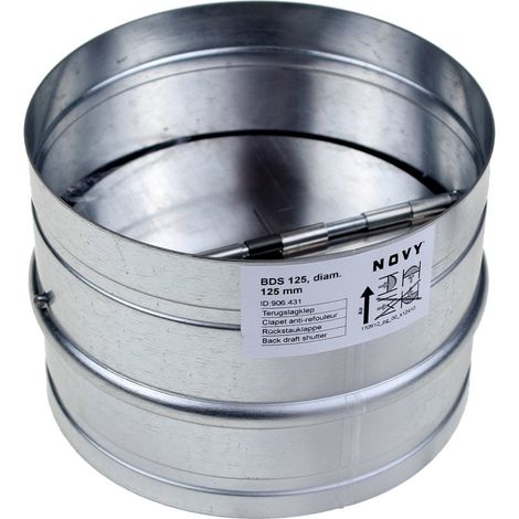 Novy - rückschlagventil ø 125 mm - 906431 - 5414425910489