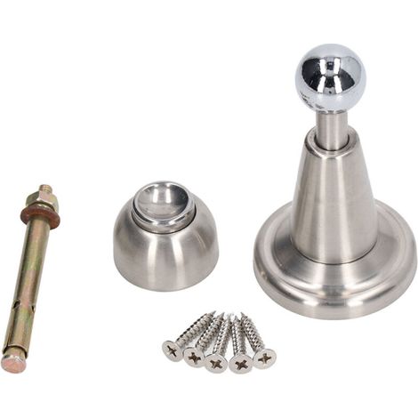 Magnetic Door Stop, Heavy Duty Stainless Steel Magnetic Door Stop for Bathroom