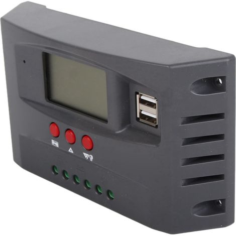 Contrôleur de charge solaire photovoltaïque MPPT 30 A 12 V/24 V avec écran LCD couleur (1/5)