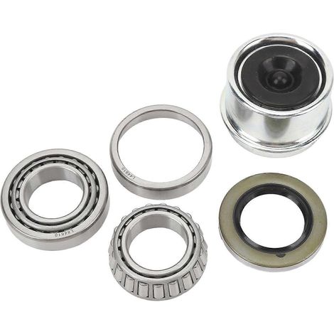 Kit de roulements de moyeu de roue pour remorques 171255TB, joint d'étanchéité, cache-poussière et goupille fendue pour remorque de bateau 1-1/16
