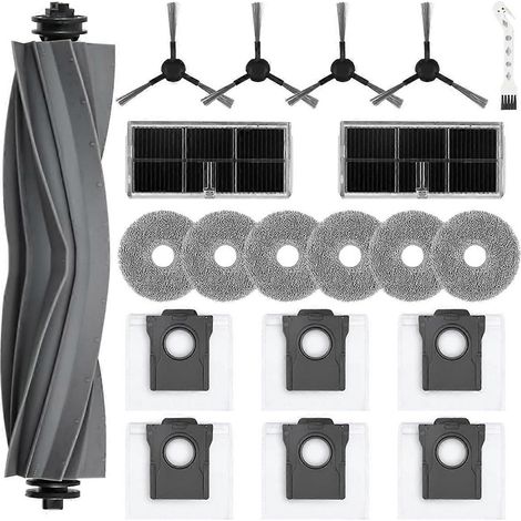 Pour aspirateur robot L10s Pro Ultra Heat / X30 Ultra Brosse latérale principale Filtre Hepa Chiffon de vadrouille Poussière (1/5)