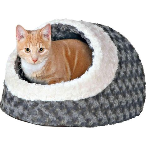 Cueva para gato Trixie Kaline Gris Crema 35 × 26 × 41 cm (1/3)