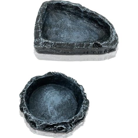 Bol Gamelle Terrarium accessoires tortue bol d'eau reptiles gamelle bol à boire terrarium napperon accessoire serpent tortue gecko rond carré (1/5)