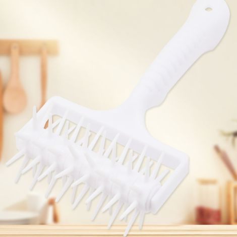 Rouleau à pâtisserie à aiguilles pour éviter les cloques, idéal pour la cuisson de pâtes denses, les pizzas et les biscuits. (1/5)