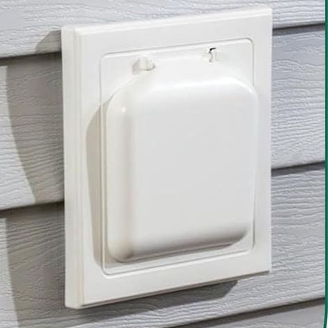 Ventilador para secadora de dos puertas, modelo de 4,4 cm, de plástico, con características de seguridad, incluye 4 tornillos. (1/5)