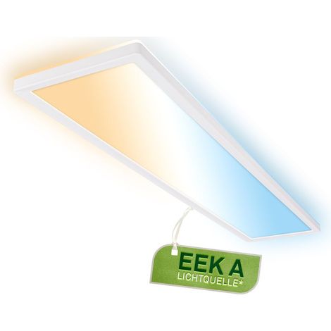 Briloner Pannello LED Dimmerabile Con Sorgente Luminosa CEE A 22W 4700lm 3000K-6500K Bianco Caldo-Luce Diurna Bianco - Plafoniera Soggiorno Cucina Corridoio (1/5)
