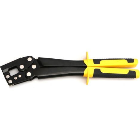 Poignée Boulon Sertissage Cloisons sèches Pince : Pince à frapper fixe en acier léger Pince à poinçonner professionnelle Boulon de préhension Sertissage Support Pince composite Pince à trou (1/4)