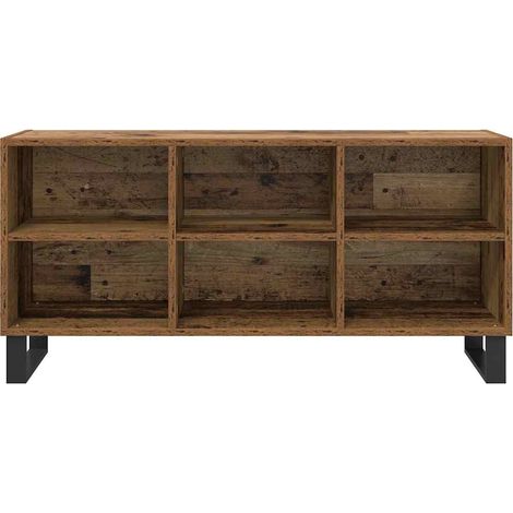 vidaXL TV Cabinet Old Wood 103.5 x 30 x 50 cm Engineered Wood (1/4)