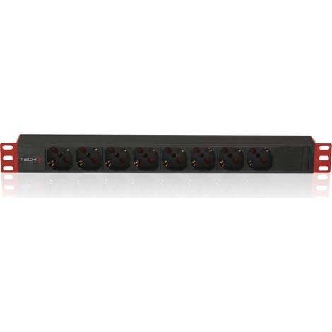 Multipresa Rack Techly 8-Slot da 19 C14 1 U (1/5)