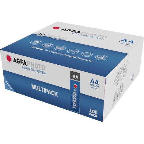 AgfaPhoto Power LR6 Batteria Stilo (AA) Alcalina/manganese 1.5 V 100 pz.