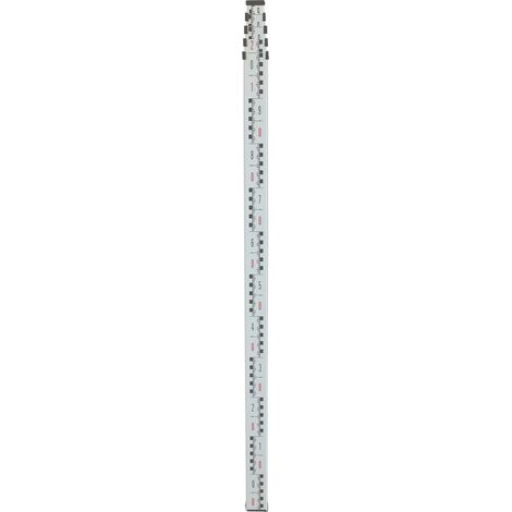 Viseur télescopique LEICA en aluminium de 5 m avec 5 sections pour niveau laser