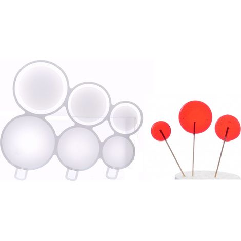 Molde de silicona para piruletas de isomalt (1/3)
