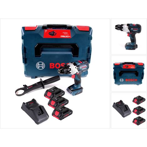Bosch GSR 18V-110 C Trapano avvitatore a batteria 18V / 110Nm + 3x Batterie ProCore 4,0 Ah + Caricabatterie + Valigetta L-Boxx ( 0615990L4S )