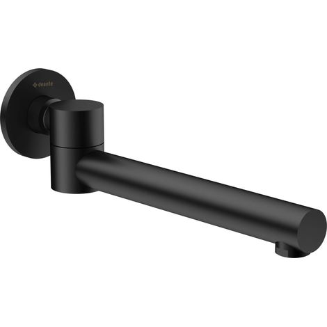 Deante Wannenarmatur Schwarz Matt Klappbar 408 mm (1/2)