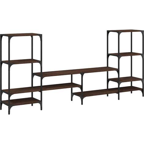 Mobile TV  Armadietto TV  Mobile Porta TV Rovere Marrone 206,5x28,5x95 cm in Legno Multistrato (1/5)