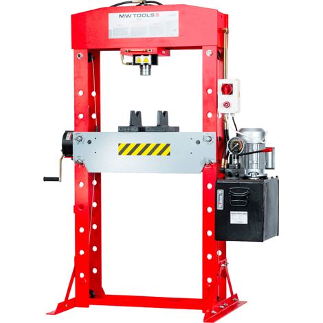 Presse d'atelier électro-hydraulique 50 t avec cylindre mobile 230V MW Tools PEH50