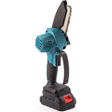 Mini tronçonneuse sans fil, scie électrique à une main pour couper le bois (1/5)