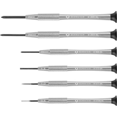 BERNSTEIN Tools for Electronics 4-360-E04 Jeu de tournevis d'horloger 6 pièces