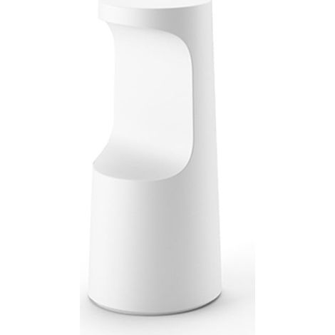Tabouret de bar design moderne 75cm polyéthylène intérieur extérieur Fura S1 - Blanc