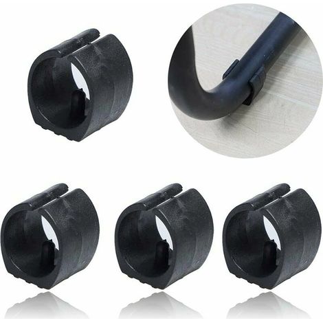 Rnemitery – Lot de 50 patins de chaise en plastique PE 25 mm – Protection sols – Installation sans colle – Pour meubles en bois dur (1/5)