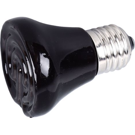 Lampe chauffante pour reptiles, émetteur de chaleur en céramique, sans émission de lumière, pour poules, chats et perroquets, 100 W (1/5)