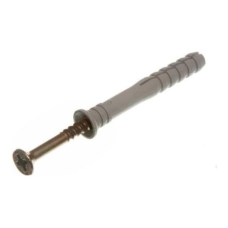 One Stop DIY Lot de 40 chevilles et vis en nylon M8 x 60 mm