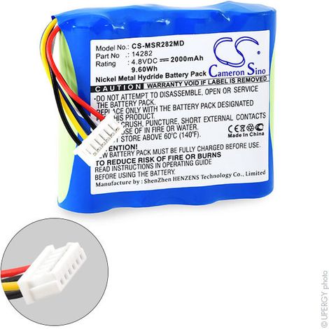 CS - Batterie médicale rechargeable MASIMO RADICAL 7 (Ni-Mh) 4.8V 2Ah