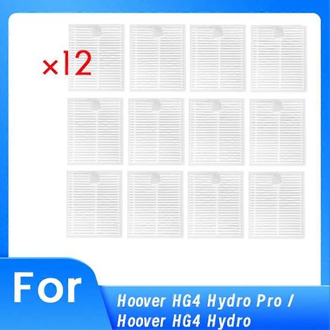 Lot de 12 filtres de rechange pour aspirateur Hoover HG4 Hydro Pro / Hoover HG4 Hydro (1/5)