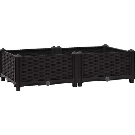 Maison Exclusive - Fioriera Rialzata 80x40x23 cm in Polipropilene