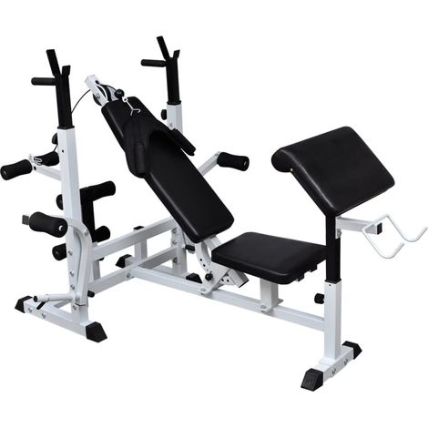 Banc de musculation, Banc d'entraînement Fitness NKK30837 (1/5)