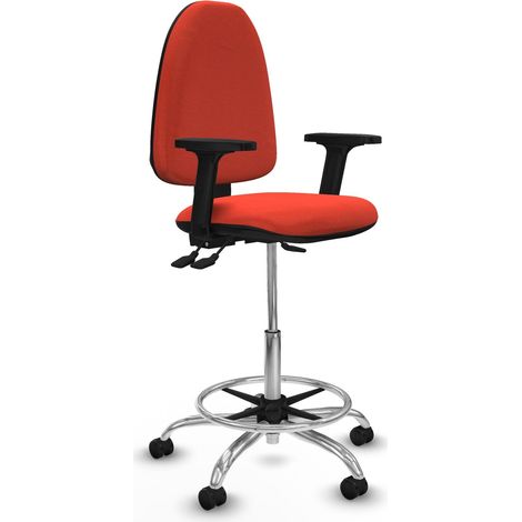 Piqueras y Crespo B2D05RF Chaise de Bureau Orange Foncé
