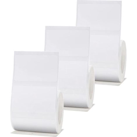 Rollen weißes Etikettenpapier 50x30mm, kompatibel mit B1/21/3S Etikettendruckern