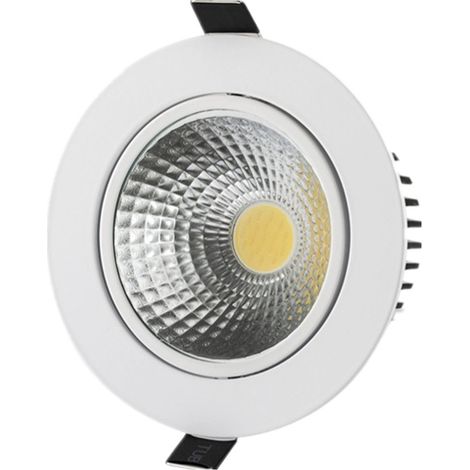 Extraflacher, IP44-zertifizierter, dimmbarer LED-Einbaustrahler (6 x 5 W, warmweiß 3000 K) für Bad, Wohnzimmer, Küche, Flur, Galerie, Geschäft – 68 x 62 mm (1/4)