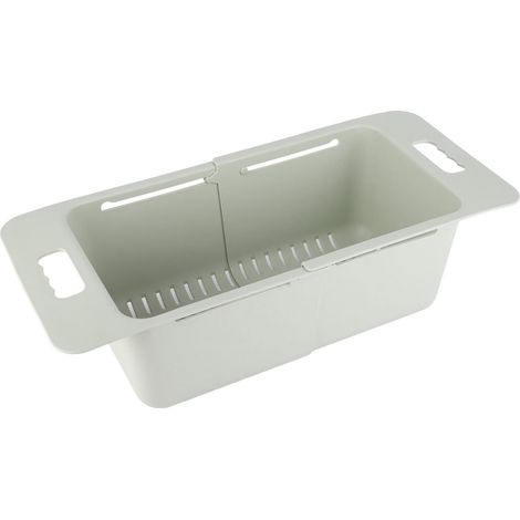 Panier de congélateur Coffre Organisateur de Rangement réglable en Profondeur Diviseur de Poubelle Extensible avec poignée pour la Cuisine (Green) (1/5)