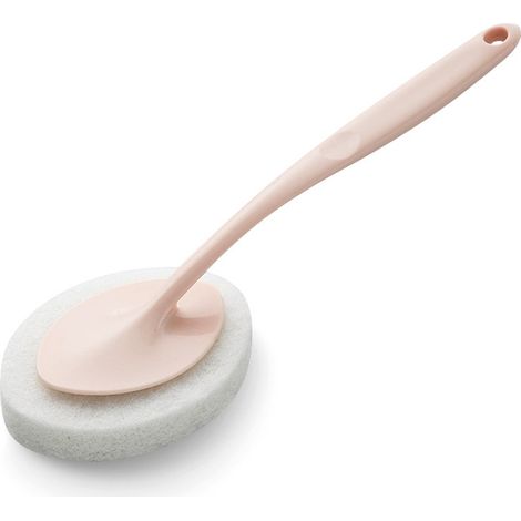 1 Brosse éponge, manche long, tête amovible, doux, cuisine salle de bain (1/5)