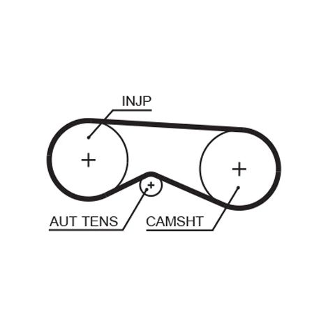 Kit de courroie crantée Gates K015557XS AUDI 059 198 119 B 059198119 059198119A
