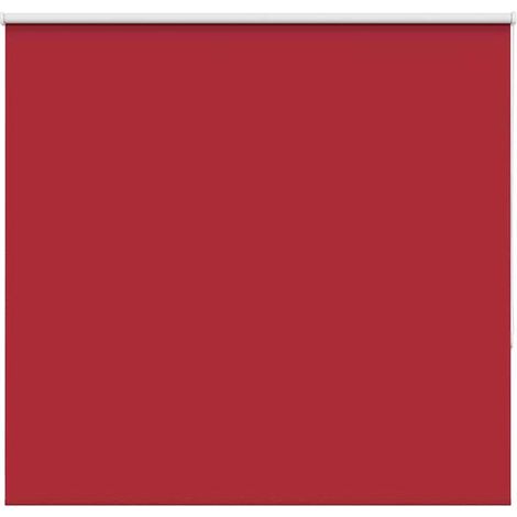 Store enrouleur occultant rouge, largeur du tissu 156,6 cm (1/5)