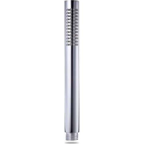 Duschkopf aus massivem Messing, verchromt, wassersparend, mit 1 Strahlart und 48 Antikalkdüsen. (1/5)