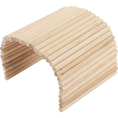 Pont en bois flexible pour hamsters, cochons d'Inde, furets, hérissons, chinchillas et lapins - 20 x 30 cm / 7,9 x 11,8 pouces (1/5)