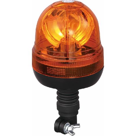 Lampeggiante per trattori alogeno base flessibile a baionetta 24V 70W (1/2)