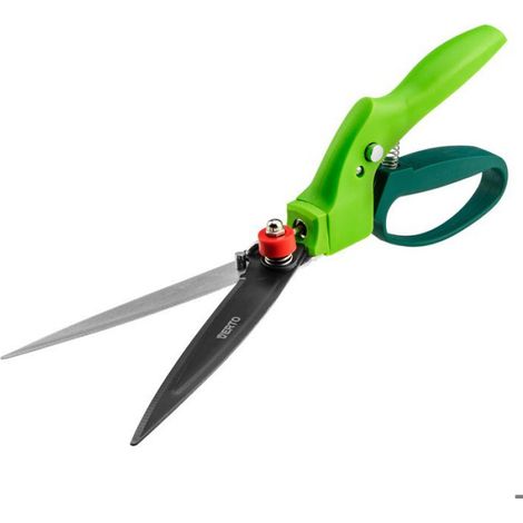 Cisaille À Gazon - Lame 130 Mm - Tête Pivotante 360° - Poignées Ergonomiques - 1 Pièce