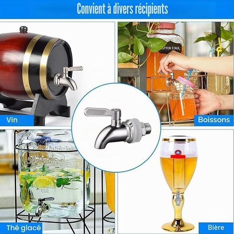 Robinets Distributeurs de Boissons Verre, 16mm (1/3)