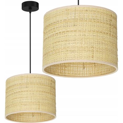 Hängelampe 1PL Deckenlampenschirm Boho-Rattan Polnisch E27 LED (1/5)